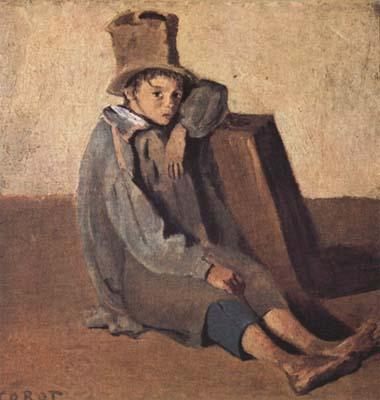 Jean Baptiste Camille  Corot L'enfant au chapeau haut de forme (mk11) China oil painting art